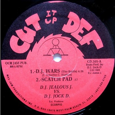 Jealous J vs. Jock D / Jealous J & Jock D - D (Vinyl 12'' - 1989 - US - Original)