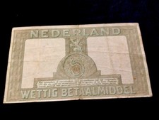 NETHERLANDS  5 gulden  1944  Krause 63 Banknotes