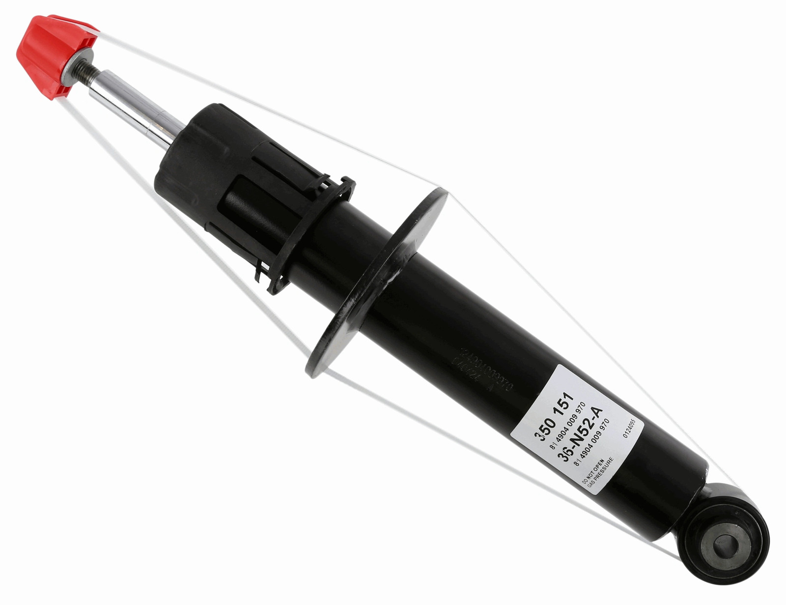 Amortisseur SACHS 350 151 qualité origine premium pour PORSCHE 958 333 051 00 arrière