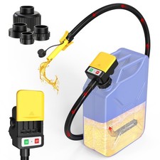Automatic Portable Fuel Transfer Pump, Auto-Stop for Gas Diesel Oil 3.2 GPM