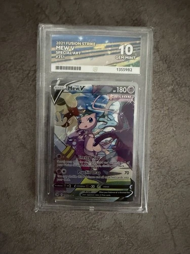 Pokémon TCG Mew V Fusion Strike Special Art Ace 10