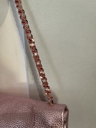 Ted Baker Glayya Soft Grain Leather Metallic Pink Bag NWT RRP £169 - Picture 3 of 7