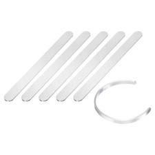 5 Pcs Aluminum Bracelet Blanks 19/32  x 6" Engraving Stamping Bangle Blanks