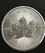 2026 1 oz Royal Canadian Mint Maple Leaf Fine Silver .9999 Round Bullion Coin