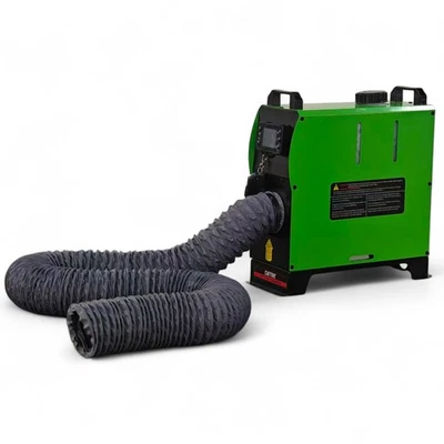 DeTec. Dieselkanone 5kW Ölheizer indirekt 5L Tank inkl. 3m Lufttransportschlauch