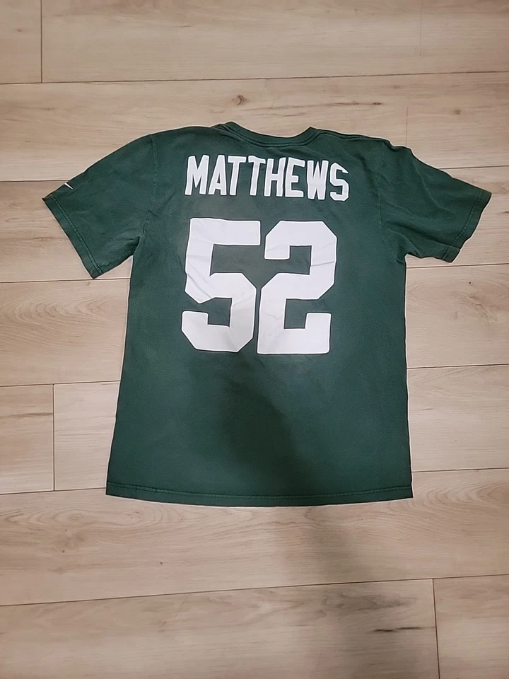 Camiseta para hombre Nike Packers #52 Clay Matthews talla mediana Green Bay NFL Foto 2 de 2