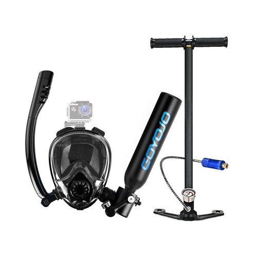 Portable Lung Tank Scuba Gear Set, Mini Diving Tank 0.5L Pump Mask with 3000 PSI - Picture 15 of 15