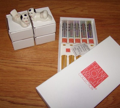Frank Lloyd Wright, Imperial Hotel Tree of Life Chopsticks (16151) + TAO Holders