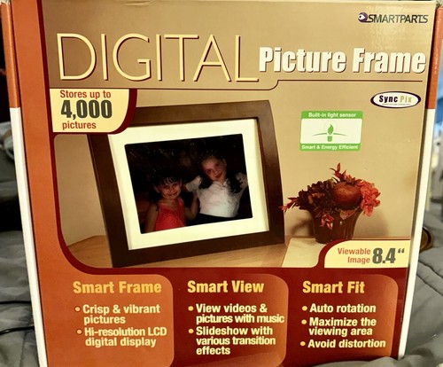 New Digital Picture Frame. Up To 4000 Pictures! USB Connectivity Easy Transfer