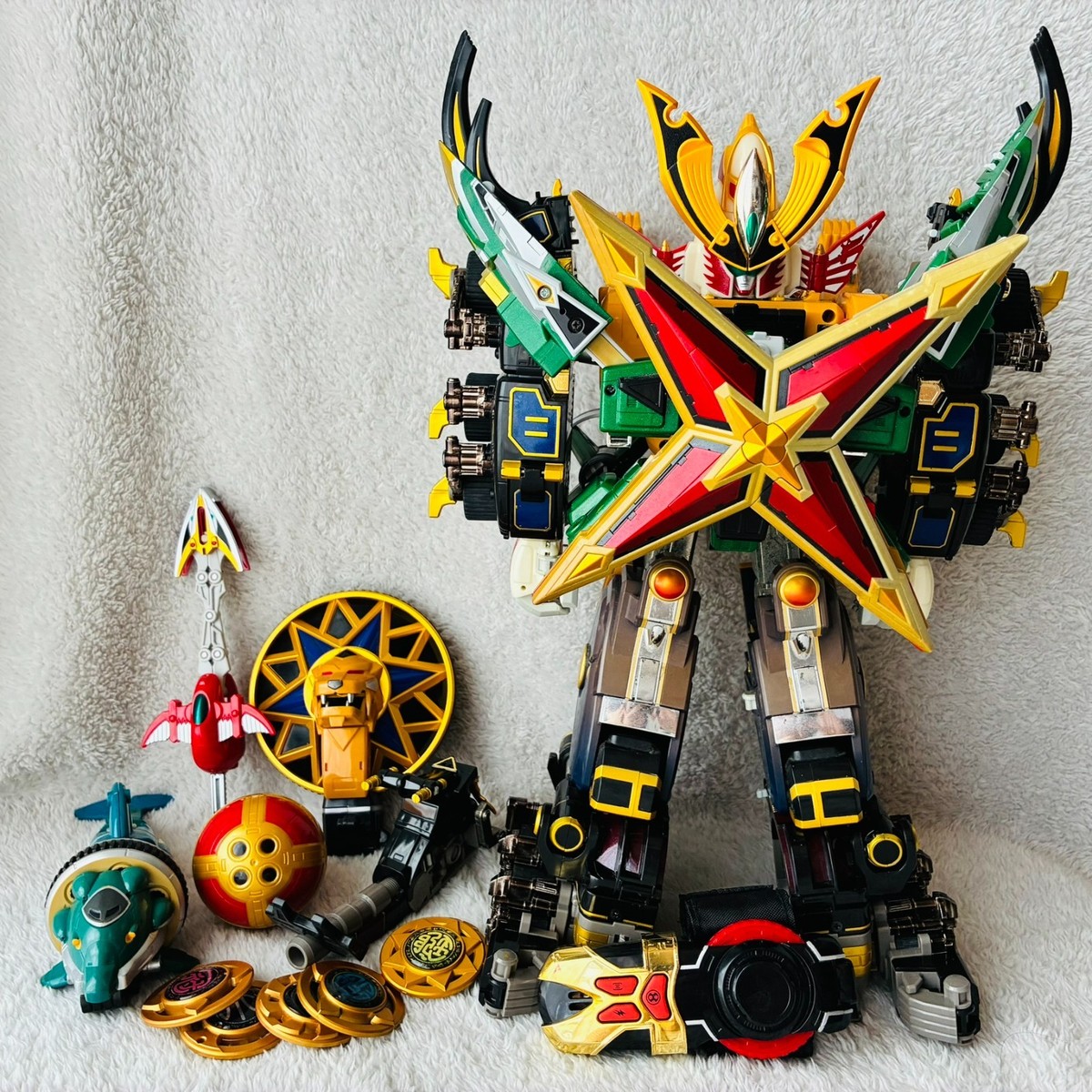ジュウレンジャー BANDAI Megazord Power Rangers Ninja Storm Sentai Hurricaneger