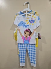 Ms. Rachel Toddler Girls' 4pc Snug Fit Cotton Pajama Set - Size 18M NEW W TAGS