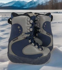 Rossignol Boys Youth Kids Snowboard Boots Digger Size 2 Mondo 205 Dayflex Blue