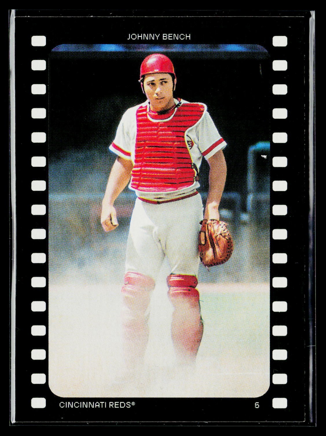 2026 Topps Heritage #RA-JB Johnny Bench Ready, and Action!