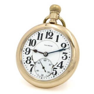 Rare 1915 Illinois Sangamo Special Railroad Grade Pocket Watch 16s 23j W217358 1