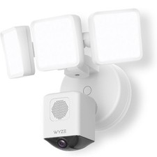 WYZE Cam Floodlight Pro 2.5K QHD Outdoor Wi-Fi Smart Security Camera - White