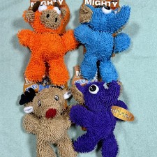 Mighty Tuffy Microfiber Ball Dog Toy - Lot Of 4 Medium Mighty Tuffy Microfiber Ball Dog Toy - Lot Of 4 Medium