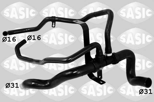 RADIATOR HOSE FOR CITROËN PEUGEOT SASIC 3400229 - Picture 2 of 7