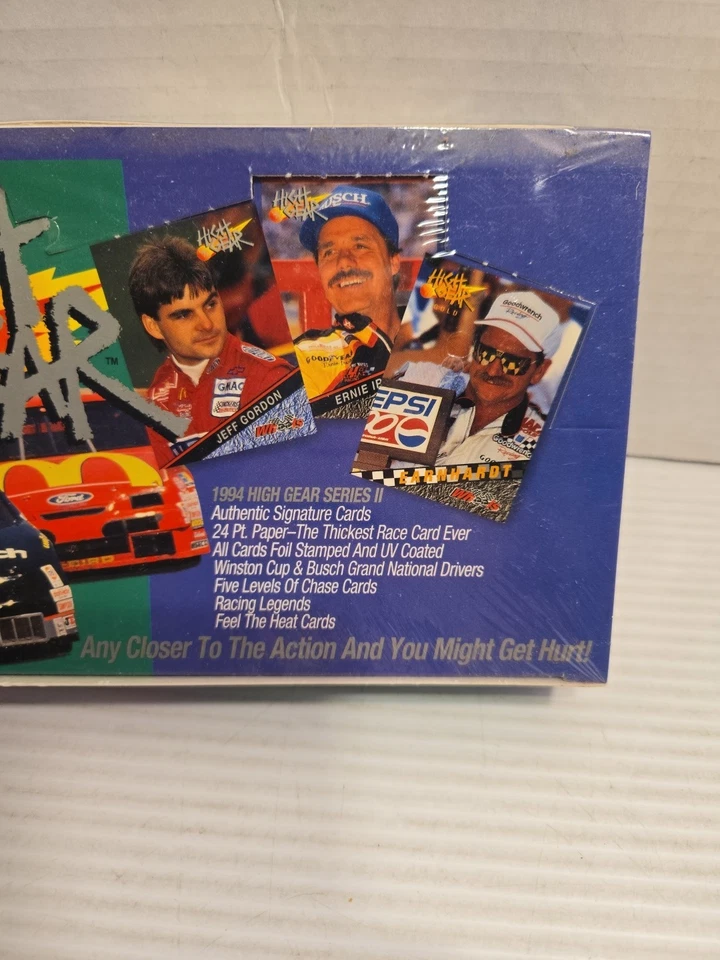 1994 Wheels High Gear Series II Sealed Trading Card Box Dale Jr Rookie RC - Image 3 of 4