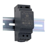 Meanwell DDR-30L-24, Hutschienen-Dc Dc-Wandler, 18-75V:24V 1,25A 30W