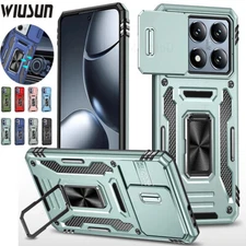 Rugged Shockproof Case for Redmi Note 14 13 12 11 Pro 5G Xiaomi 14T Stand Cover