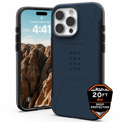 Urban Armor Gear (UAG) Civilian MagSafe Case für iPhone 16 Pro & Pro Max Mallard