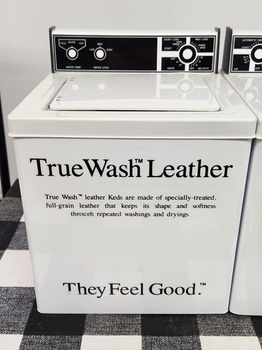 Vtg 1991 Keds Adult True Wash Mini Washer and Dryer Store Prop Display & Box - Picture 2 of 24