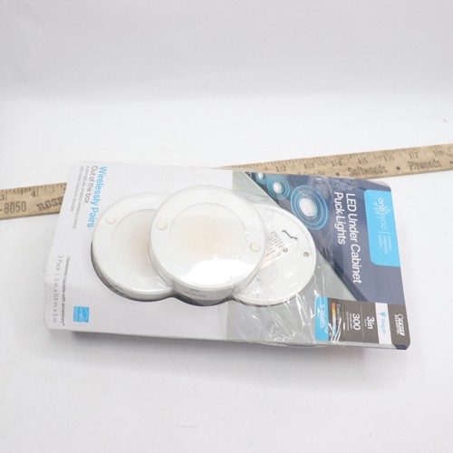 (3-Pk) Feit Under Cabinet Puck Light Dimmable Color Changing LED BPUCLPUCK5CCT/3 - Picture 4 of 4