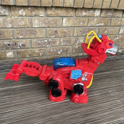 Transformers Rescue Bots Heatwave DinoBot Sounds and Lights 2013 Hasbro