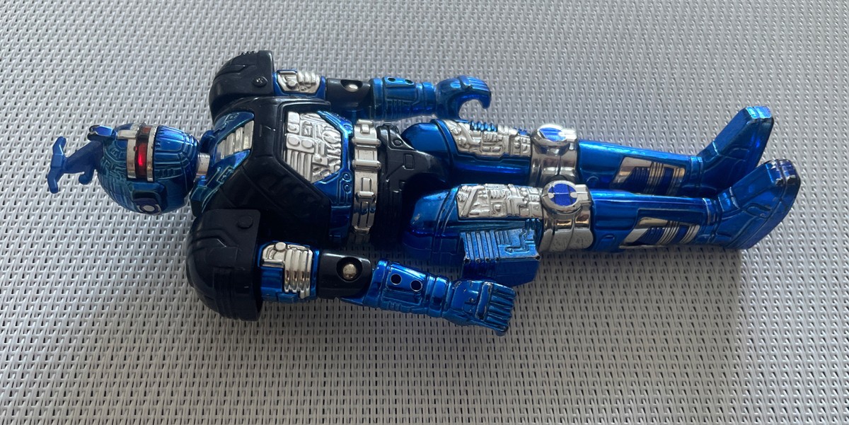 Beetleborgs Blue Stinger AV - Complet Neuf En Boîte - Bandai 1996 - Megazord Vintage