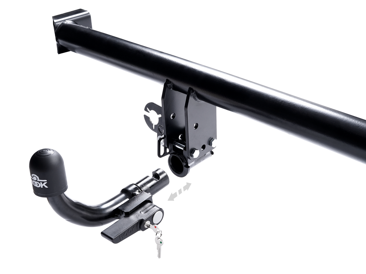 Westfalia Gancio Di Traino Rimovibile Per Peugeot Expert/Citroen Jumpy/Toyota ProACE – Con Kit Elettrico 13 Poli