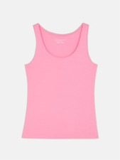 PRIMARK LADIES STRETCH WIDE STRAP VEST TOP SCOOP NECK UK SIZES SUMMER TANK CROP
