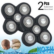 2 Pcs 5 Blades Floating Shaving Bald Replacement Shaver Head For Electric Razors 4.00 per gallon
