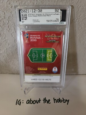 2018 Panini Adrenalyn XL Kylian Mbappe RC Rookie Russia World Cup