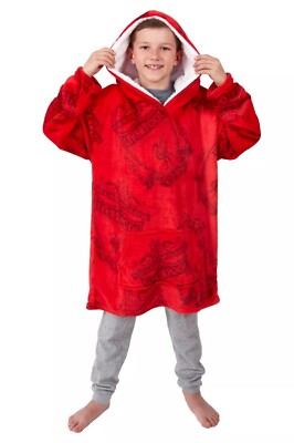 Liverpool FC Hoodie Poncho Fleece Blanket Kids Length 77cm x Width