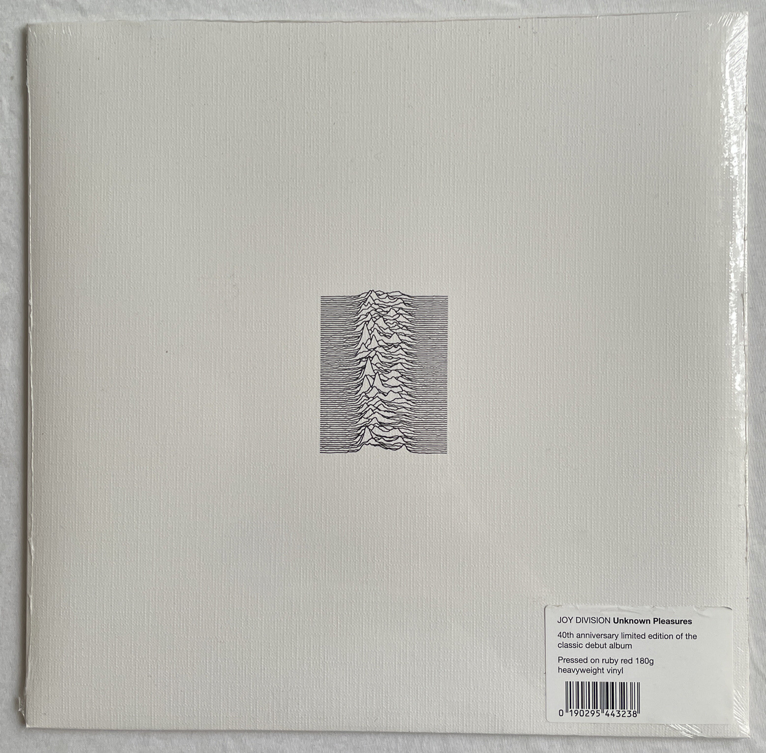 JOY DIVISION -UnknownPleasures- Rare 40th Anniversary Red Vinyl LP STILL SEALED