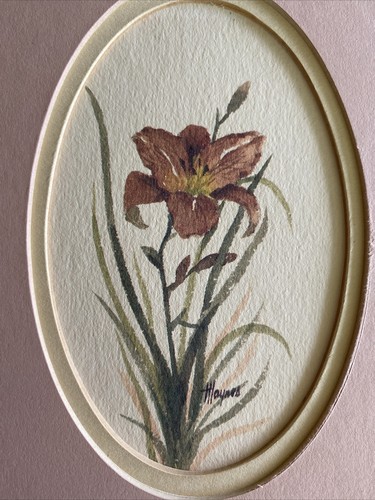 vintage Art signed Helen Haynes  Floral prints Lot of 4 - Picture 2 of 12