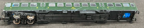 HO ROCO Personenwagen CFL COACH CAR #2. GREEN + BLUE INTERIOR OO HO VINTAGE RARE - Picture 2 of 8