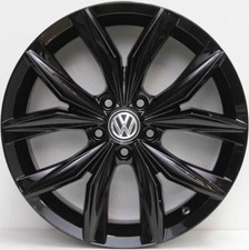 18 inch GENUINE VOLKSWAGEN TIGUAN 2019 MODEL ALLOY WHEELS in BLACK