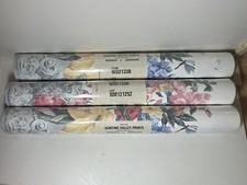USA Made Vintage Hunting Valley Prints Wallpaper Border 3 Rolls 13.5  Wide NOS
