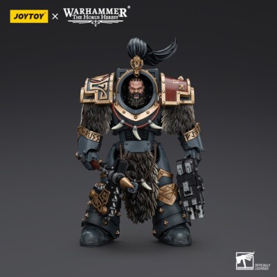 JOYTOY 1/18 JT6908 Space Wolves Varagyr Wolf Guard Squad Varagyr Thegn Figure