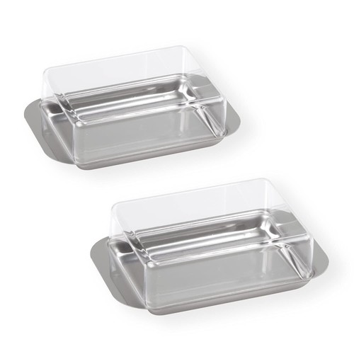 Chg Butterdosen Silber, 2 St. 9559F-05 (4008256095593) - Bild 1 von 1