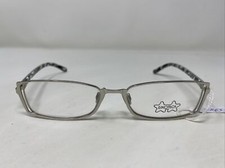 Luxottica Italy LU 2524 030 52-16-135 Shiny Silver Eyeglasses Frame T28