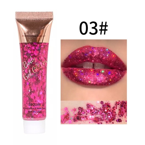 Halloween Face Hair Makeup Diamond Cream Eyeshadow Sequins Body Long Lasting - Picture 14 of 19