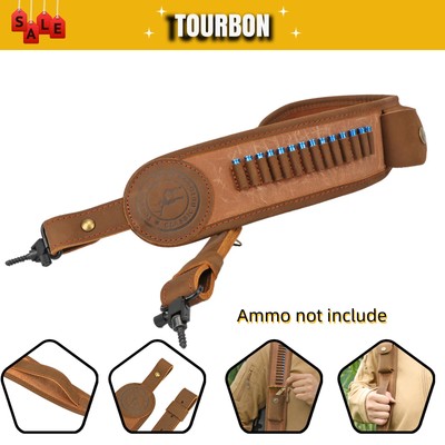 TOURBON Schießgewehrriemen .22LR Munitionshaltertasche Fingerauflage Drehbolzen