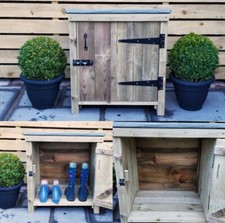 Wooden Garden Storage Box Ideal For Wellys/shoes/parcels