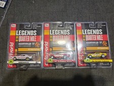 Auto World Set of 3 HO Slot Cars Snake  Mongoose Legends of the Quarter Mile