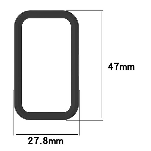 Mattierte Schutzhülle PC Skelett Rahmen Abdeckung für Huawei Band 10 9 8 NFC - 第 4/23 張圖片