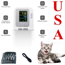 CONTEC VET Veterinary Blood Pressure Monitor Digital NIBP Machine+ Cuff, Dog/Cat