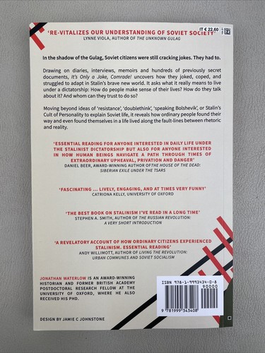It's Only a Joke, Comrade! Humour Trust and Everyday Life under Stalin Paperback - Imagen 2 de 9
