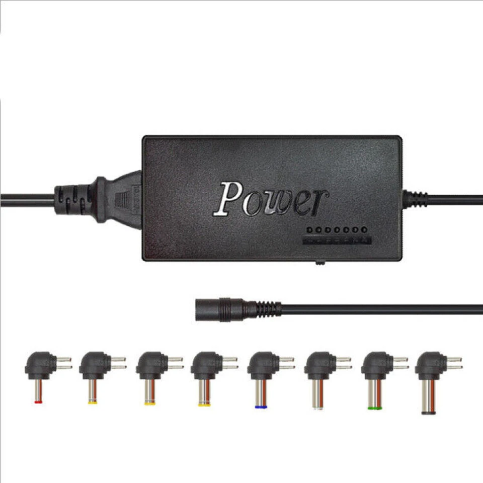 96W Universal Ladegerät Netzteil für Laptop Notebook DC 12-24V Ladekabel 8/12Pin - Bild 2 von 4